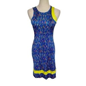 Versus by Gianni Versace Vintage Asymmetrical 90s Pop Art Mini Dress IT38/US2
